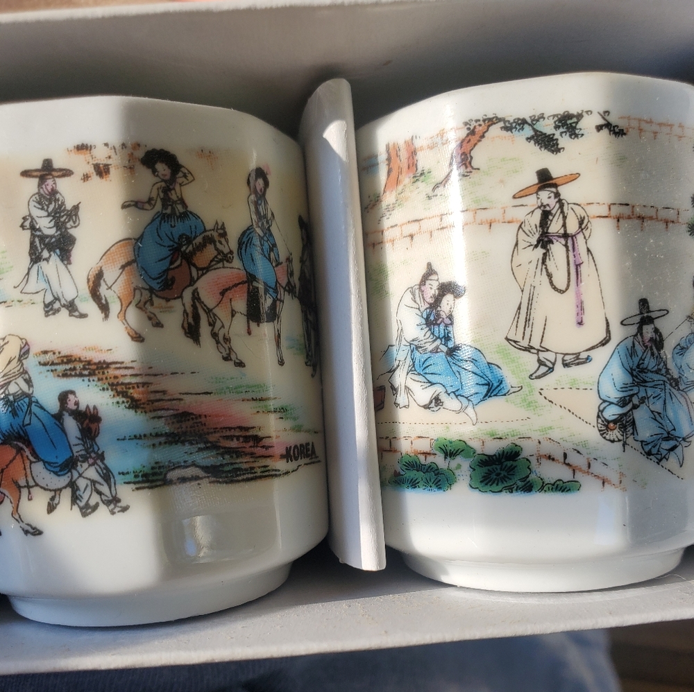 Korean sake cups